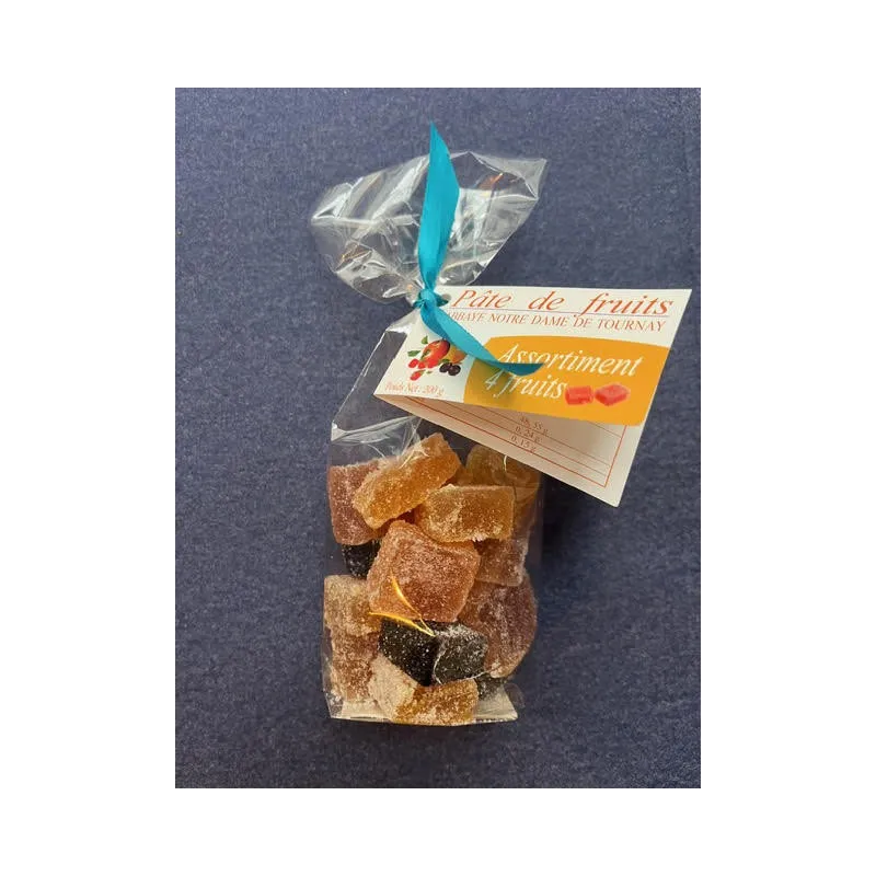 Pâte de fruits Assortiment 200g Abbaye de Tournay