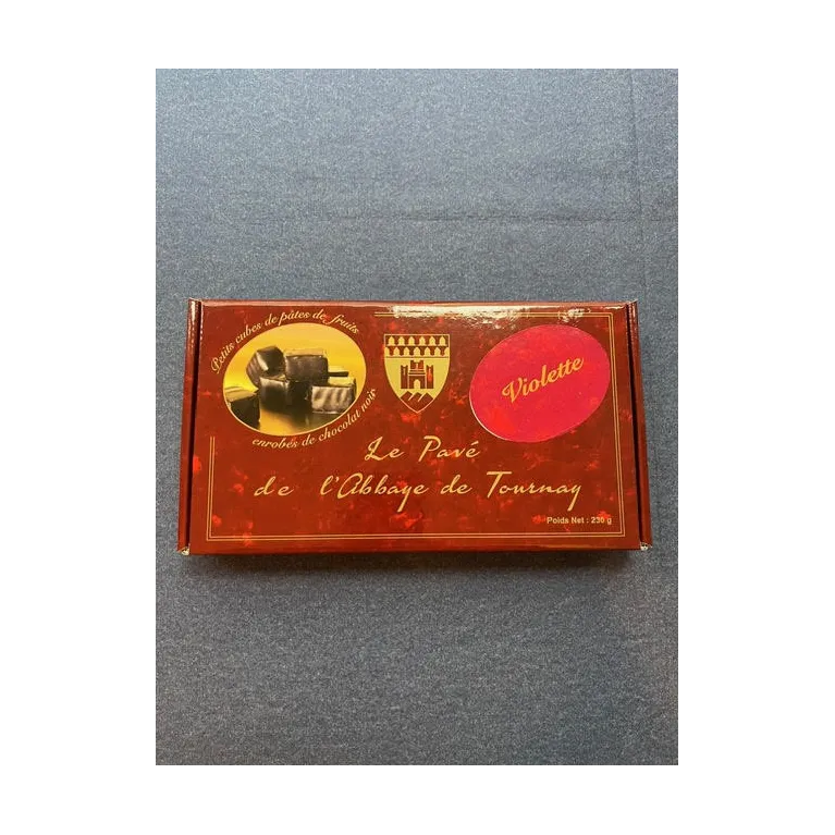 Pavés à la Violette 230g Abbaye de Tournay