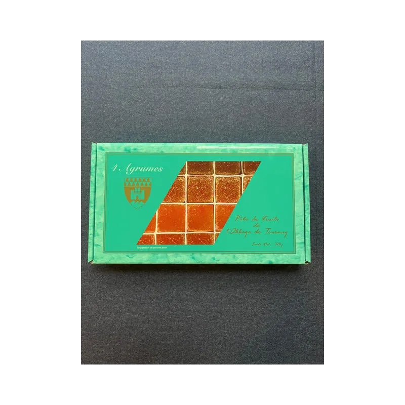 Pâte de fruits 4 Agrumes 320g Abbaye de Tournay