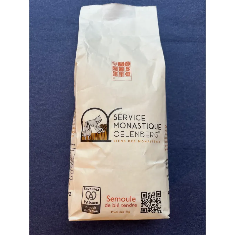 Semoule de Blé 1kg Abbaye d'Oelenberg