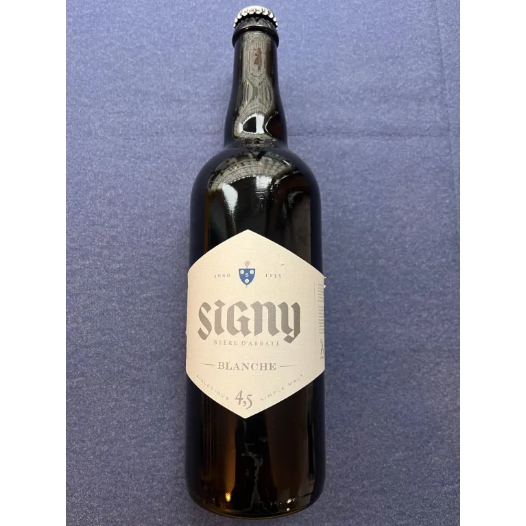 Bière Blanche 75cl Abbaye de Signy
