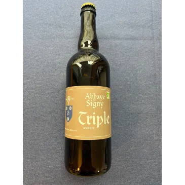 Bière Ambrée 75cl Abbaye de Signy