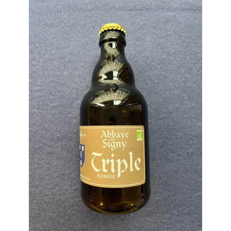 Bière Ambrée 33cl Abbaye de Signy