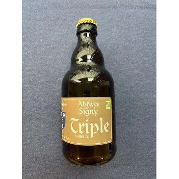 Bière Ambrée 33cl Abbaye de Signy