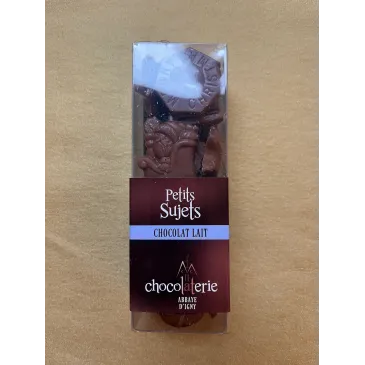 Petits sujets Chocolat lait 100g Abbaye d'Igny