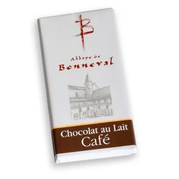 Tablette chocolat Lait-Café 100g Abbaye de Bonneval