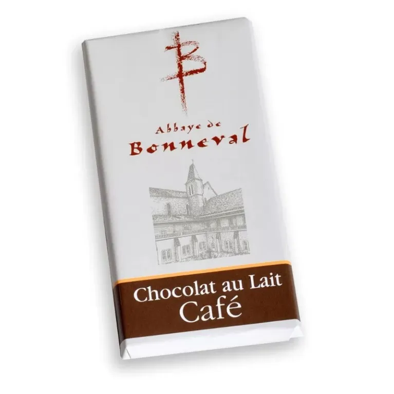 Tablette chocolat Lait-Café 100g Abbaye de Bonneval