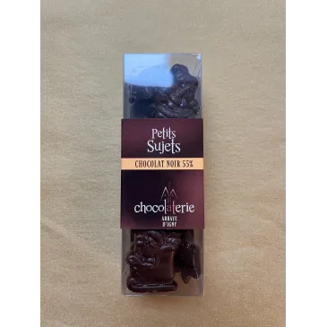 Petits sujets Chocolat noir 100g Abbaye d'Igny