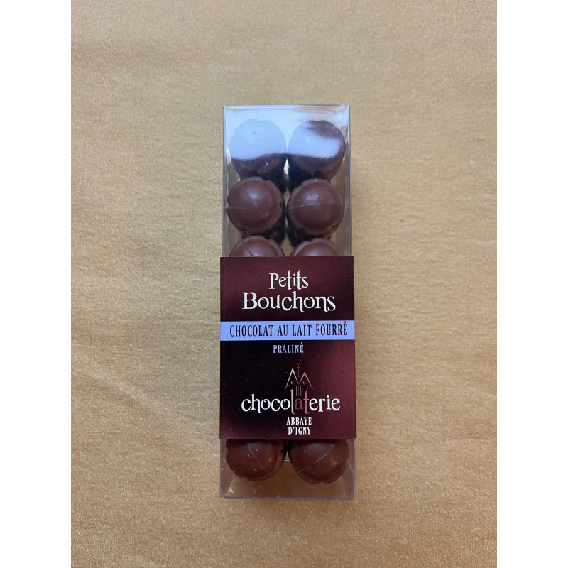 12 Petits bouchons lait 120g Abbaye d'Igny
