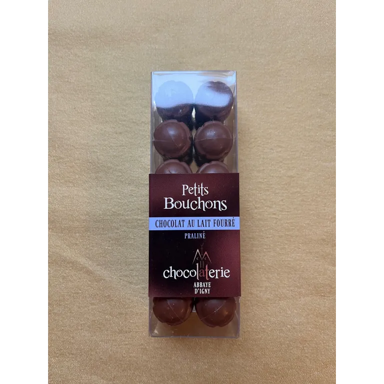12 Petits bouchons lait 120g Abbaye d'Igny