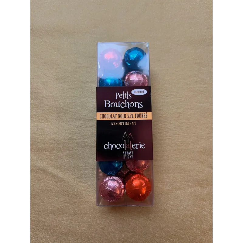 12 Petits bouchons panachés 120g Abbaye d'Igny