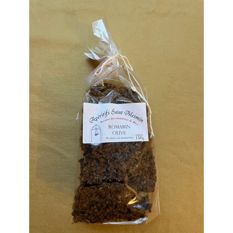 Biscuits apéritifs au Romarin 150g Carmel de Micy