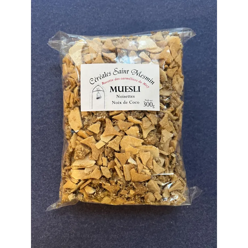 Muesli Noisettes-coco 300g Carmel de Micy
