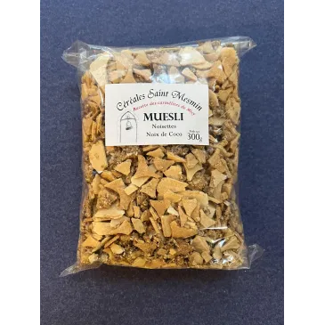 Muesli Noisettes-coco 300g Carmel de Micy