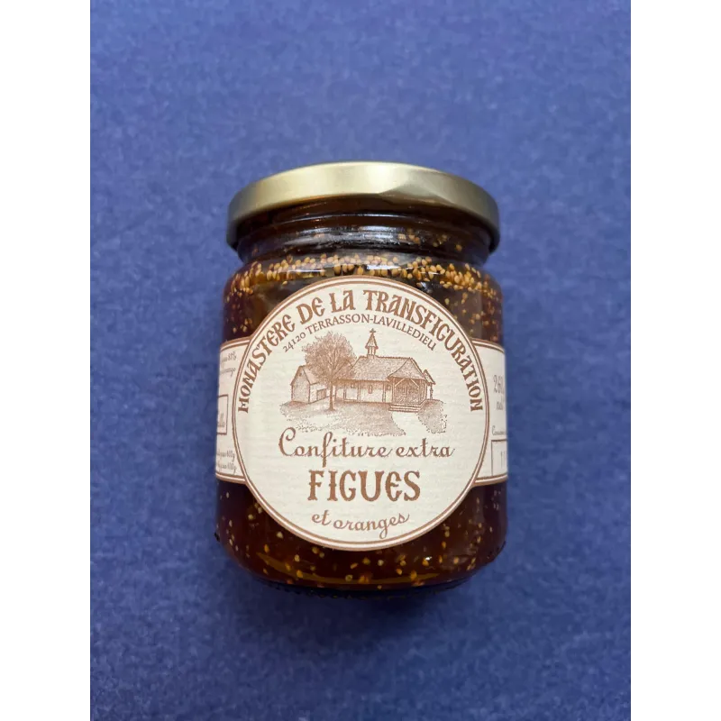 Confiture de Figue à l'orange 260g Monastère de la Transfiguration