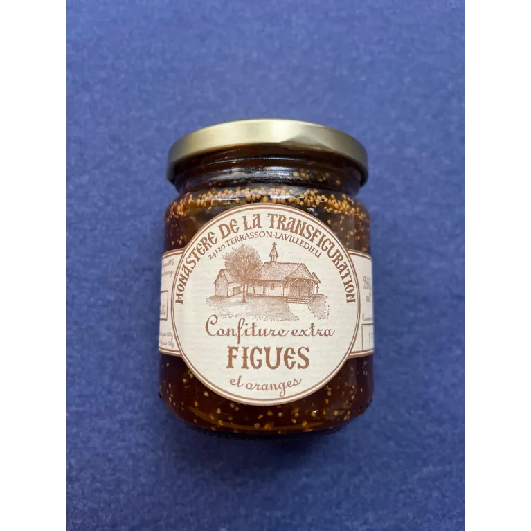 Confiture de Figue à l'orange 260g Monastère de la Transfiguration