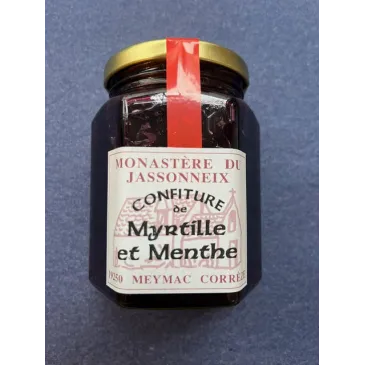 Confiture Myrtille-Menthe 345g Prieuré du Jassonneix