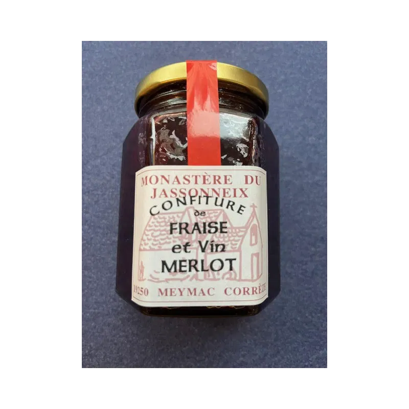 Confiture Fraise-Merlot 345g Prieuré du Jassonneix