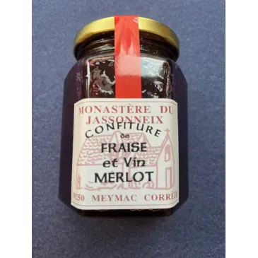 Confiture Fraise-Merlot 345g Prieuré du Jassonneix