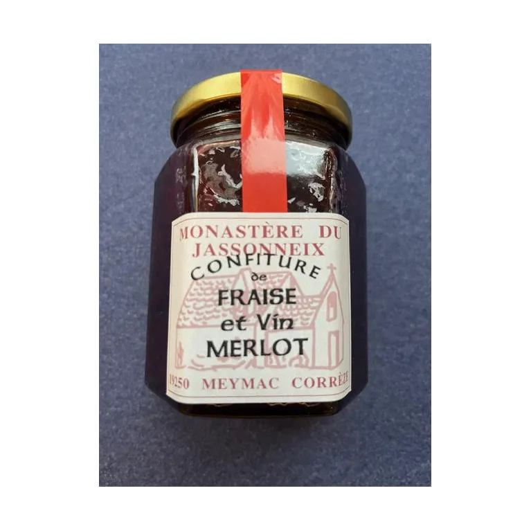 Confiture Fraise-Merlot 345g Prieuré du Jassonneix