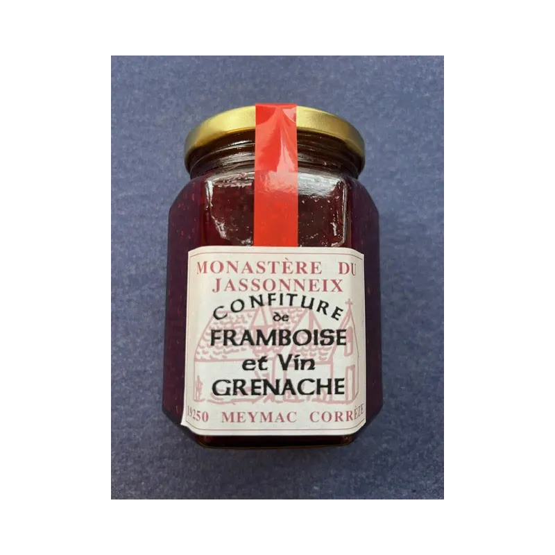 Confiture Framboise-Grenache 345g Prieuré du Jassonneix