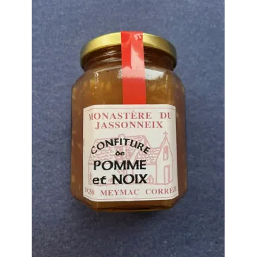Confiture Pomme-Noix 345g Prieuré du Jassonneix