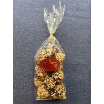 Rocamandines Chocolat noir et blanc 250g Abbaye de Cabanoule