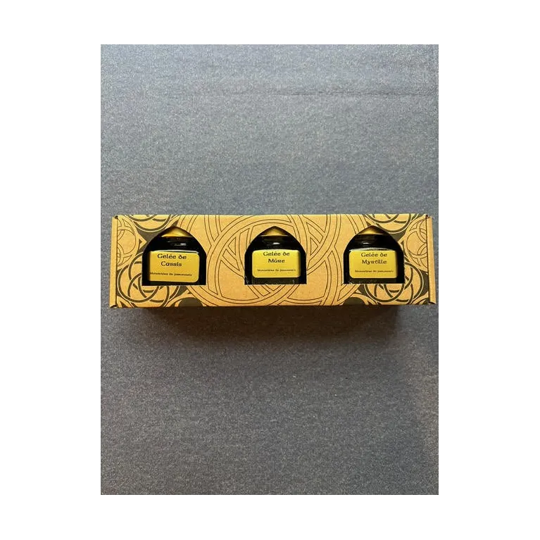 Coffret fruits noirs 3x130g Prieuré du Jassonneix