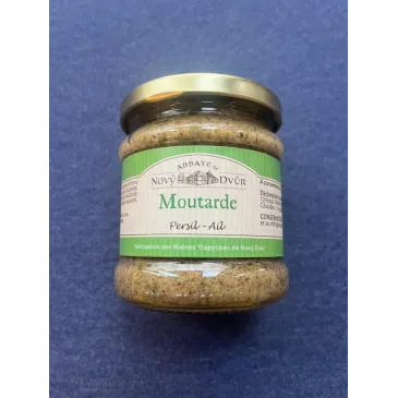 Moutarde Persil-ail 195g Abbaye de Novy Dvur