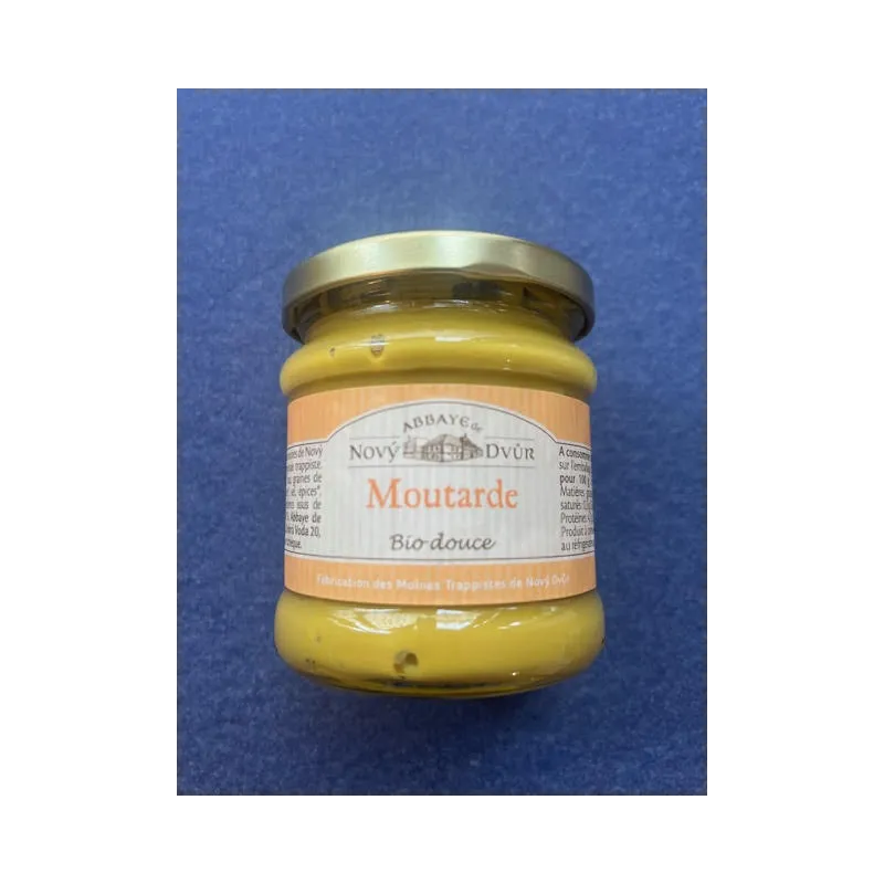 Moutarde douce 205g Abbaye de Novy Dvur