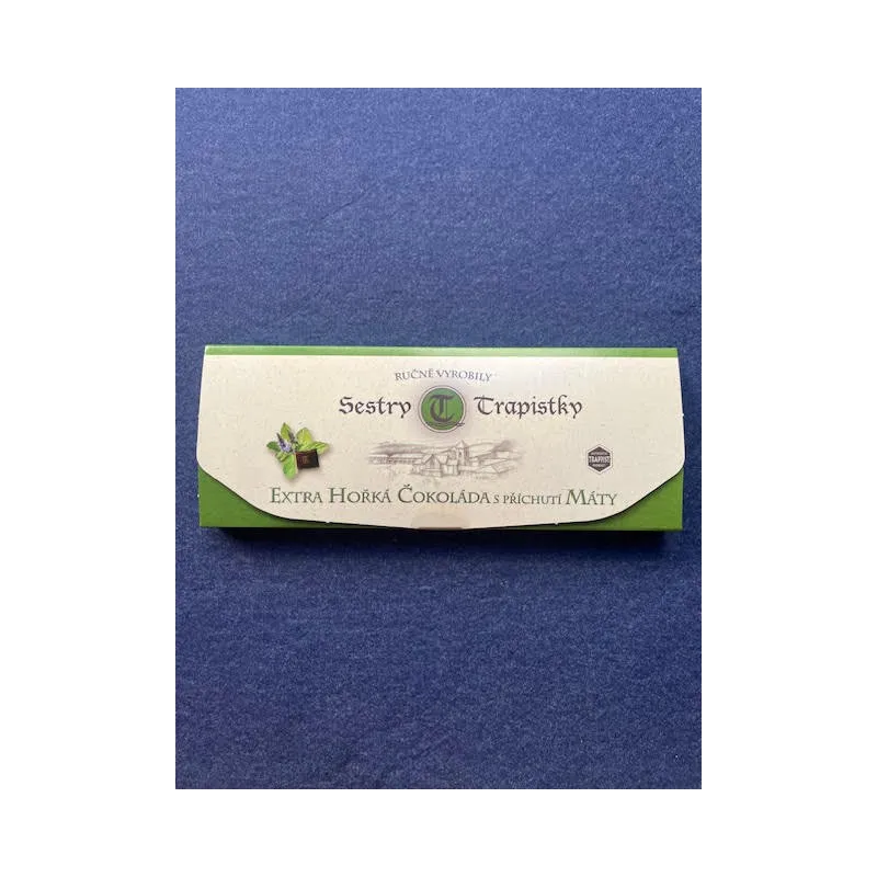 Tablette chocolat Noir-Menthe 100g Abbaye de Vltavaou