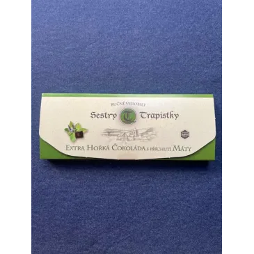 Tablette chocolat Noir-Menthe 100g Abbaye de Vltavaou