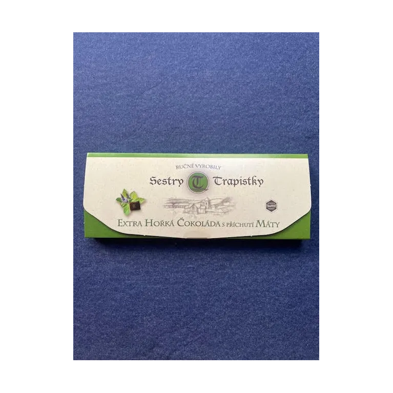 Tablette chocolat Noir-Menthe 100g Abbaye de Vltavaou