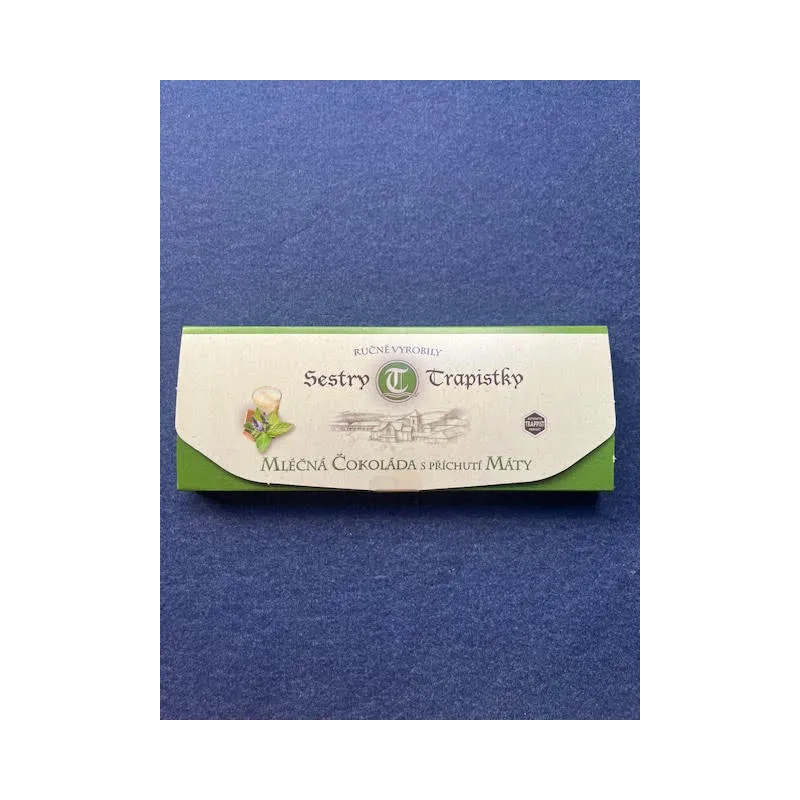 Tablette chocolat Lait-Menthe 100g Abbaye de Vltavaou