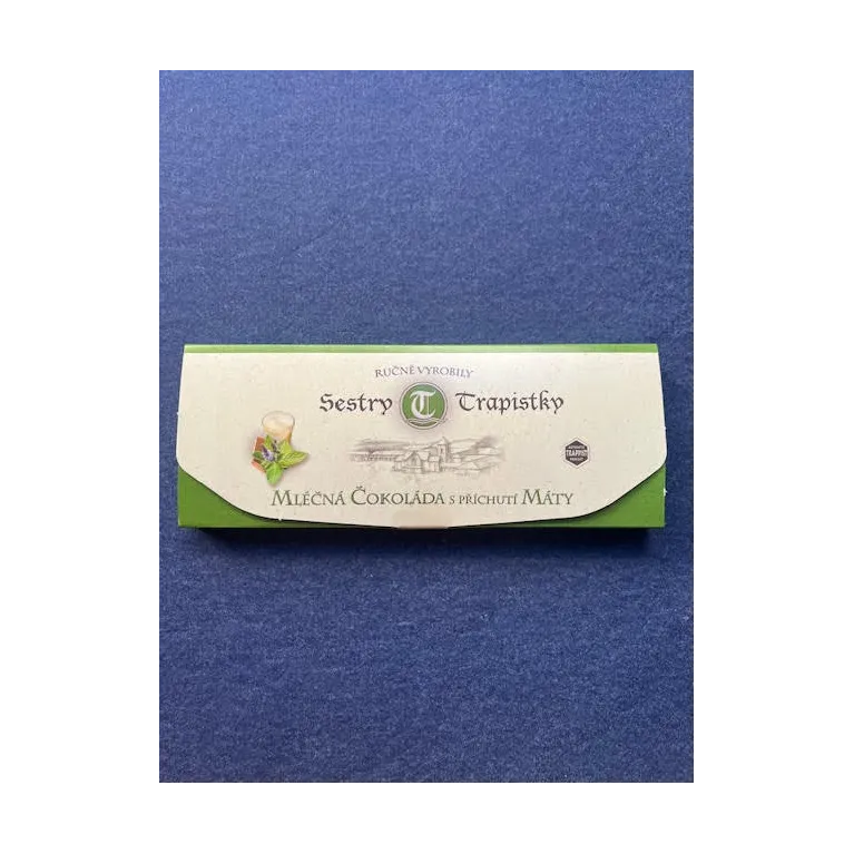 Tablette chocolat Lait-Menthe 100g Abbaye de Vltavaou