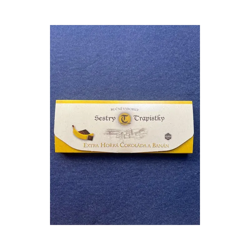 Tablette chocolat Noir-Banane 100g Abbaye de Vltavaou