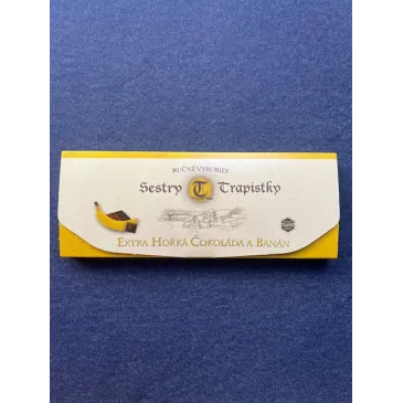 Tablette chocolat Noir-Banane 100g Abbaye de Vltavaou