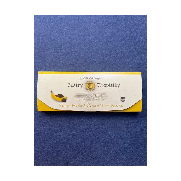 Tablette chocolat Noir-Banane 100g Abbaye de Vltavaou