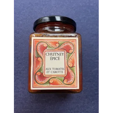 Chutney épicé Tomates-carottes 270g Monastère de Solan