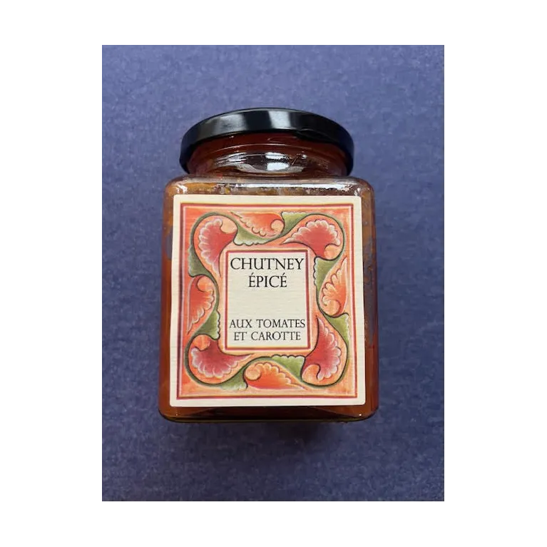 Chutney épicé Tomates-carottes 270g Monastère de Solan
