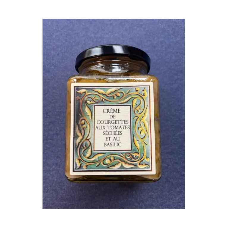 Crème de Courgettes Tomates séchées-basilic 255g Monastère de Solan