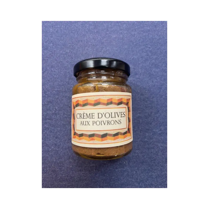 Crème d'Olives aux Poivrons 85g Monastère de Solan
