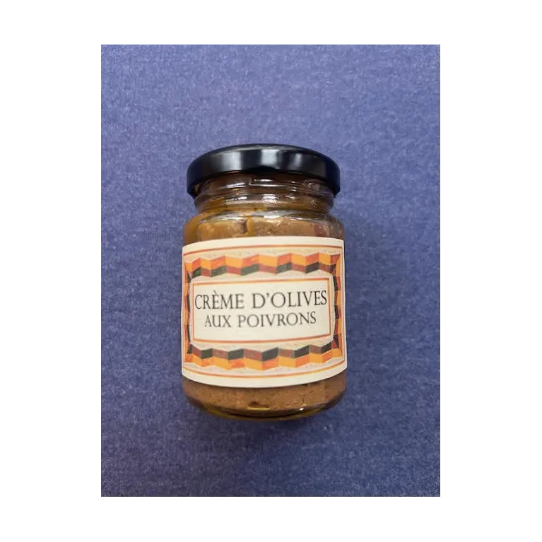 Crème d'Olives aux Poivrons 85g Monastère de Solan