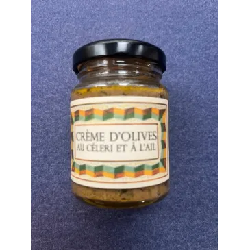 Crème d'Olives Ail-céleri 85g Monastère de Solan
