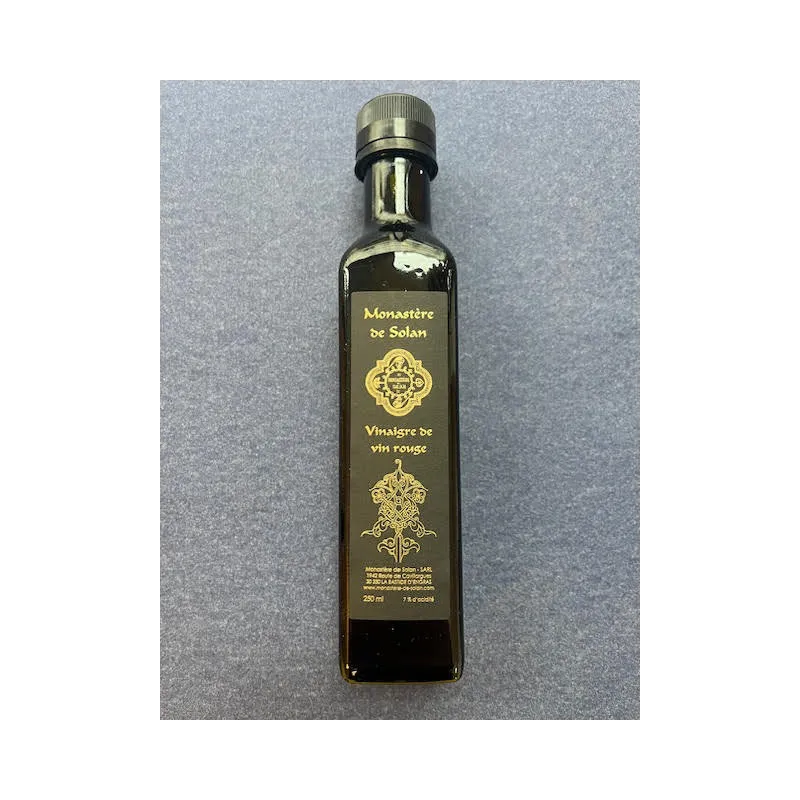 Vinaigre de Vin rouge 25cl Monastère de Solan