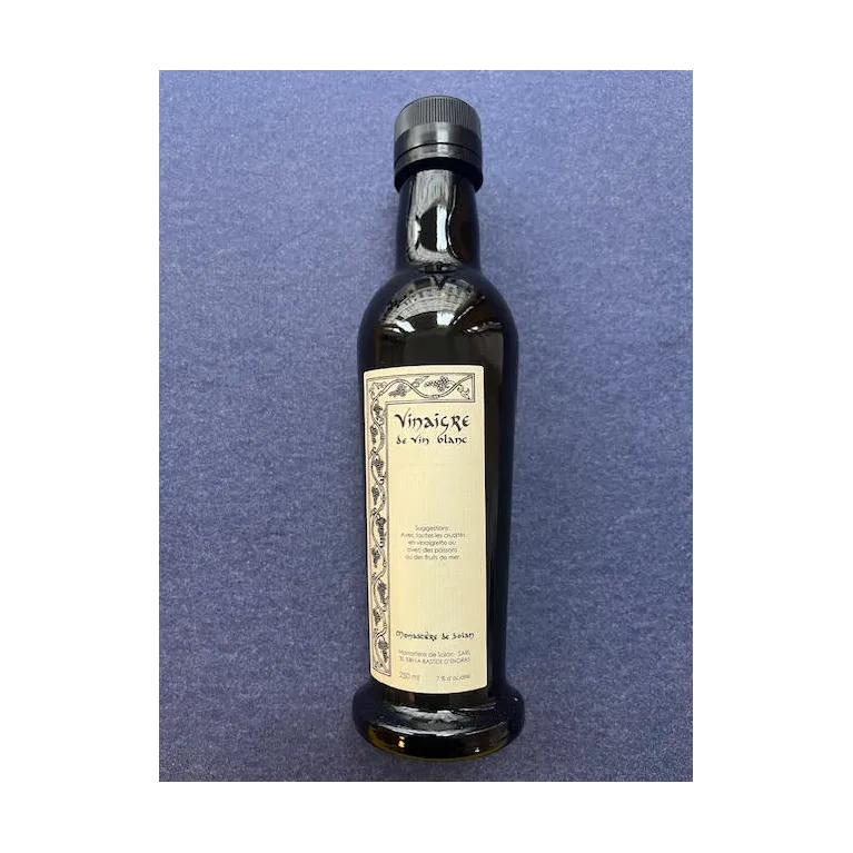 Vinaigre de Vin blanc 25cl Monastère de Solan