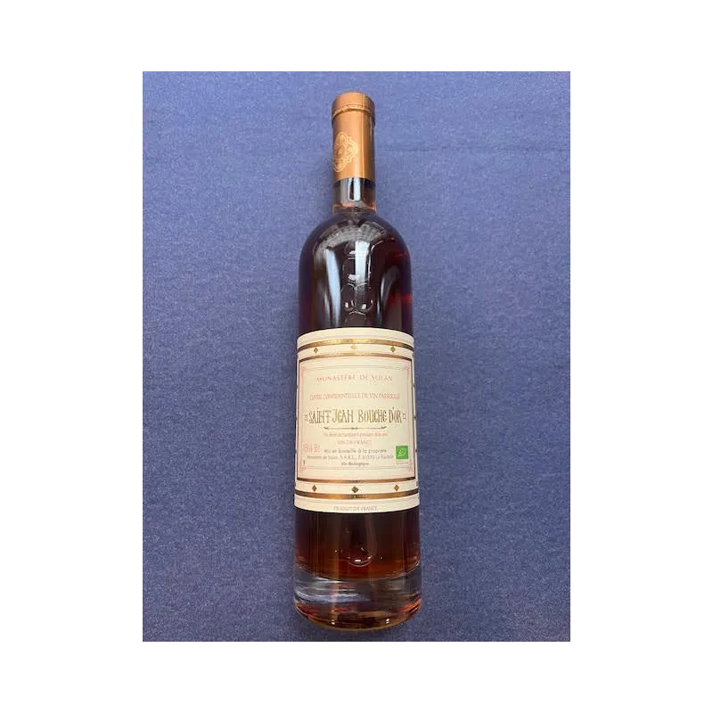 Vin passerillé St-Jean Bouche-d'Or 50cl Monastère de Solan