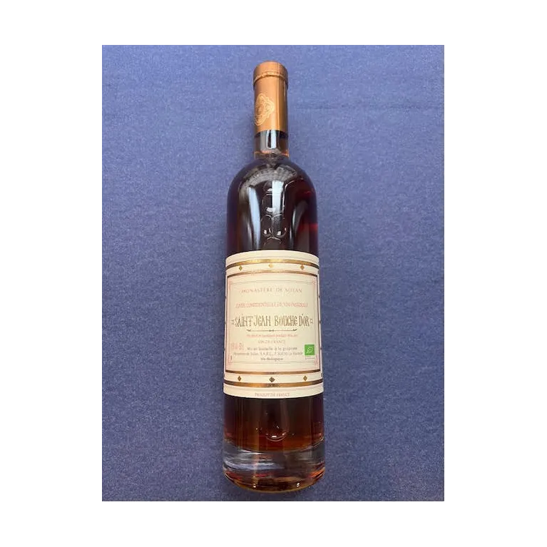 Vin passerillé St-Jean Bouche-d'Or 50cl Monastère de Solan