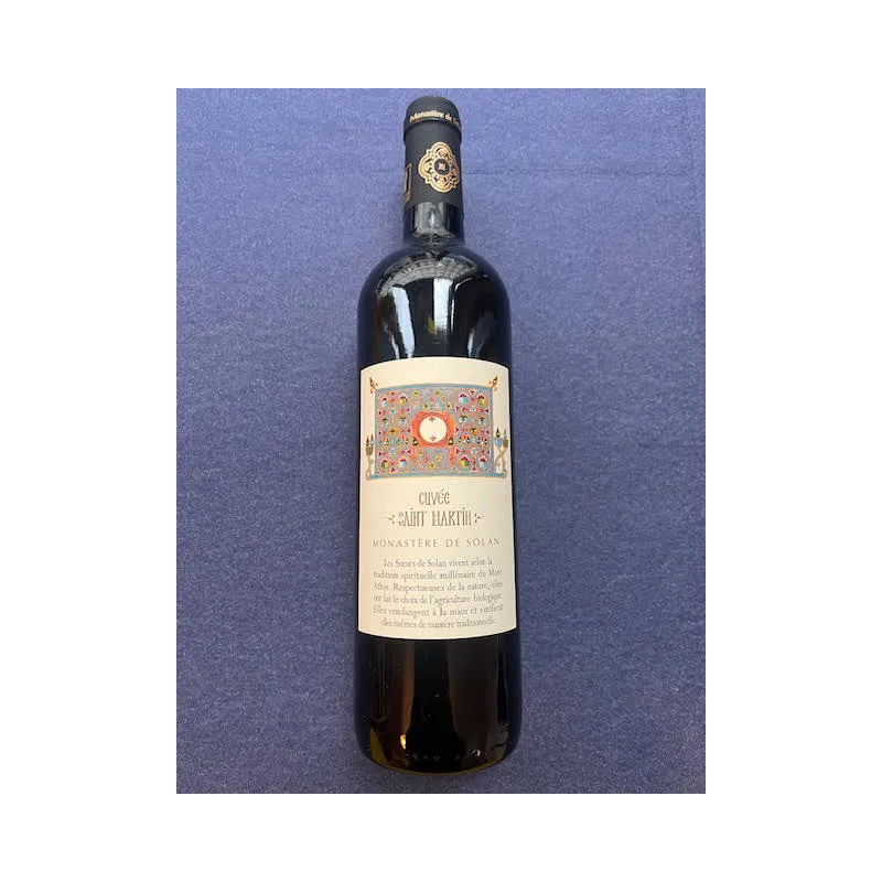 Vin rouge St-Martin 75cl Monastère de Solan