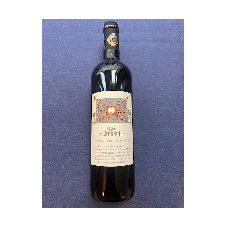 Vin rouge St-Martin 75cl Monastère de Solan